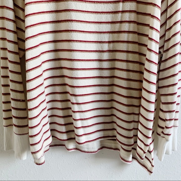 LNA Jamie Stripe Knit Raglan Sleeve Pullover - Picture 5 of 11